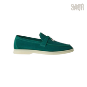 Loro Piana Summer Charms Loafers – Forest Leaves - View 2