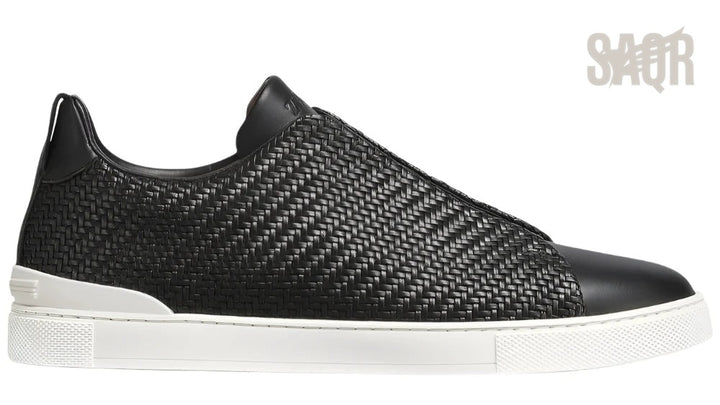 Zegna Triple Stitch Sneaker - Black Edition 3 | Men