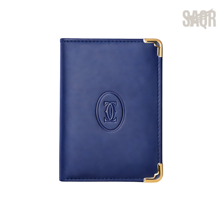 Cartier Wallet | Navy Blue Leather
