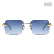 Cartier Sunglasses Gold-Tone – Blue Gradient - View 1