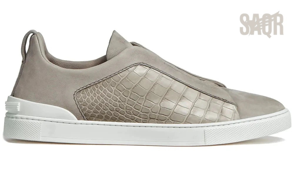 Zegna Triple Stitch Sneaker - Neutrals | Men