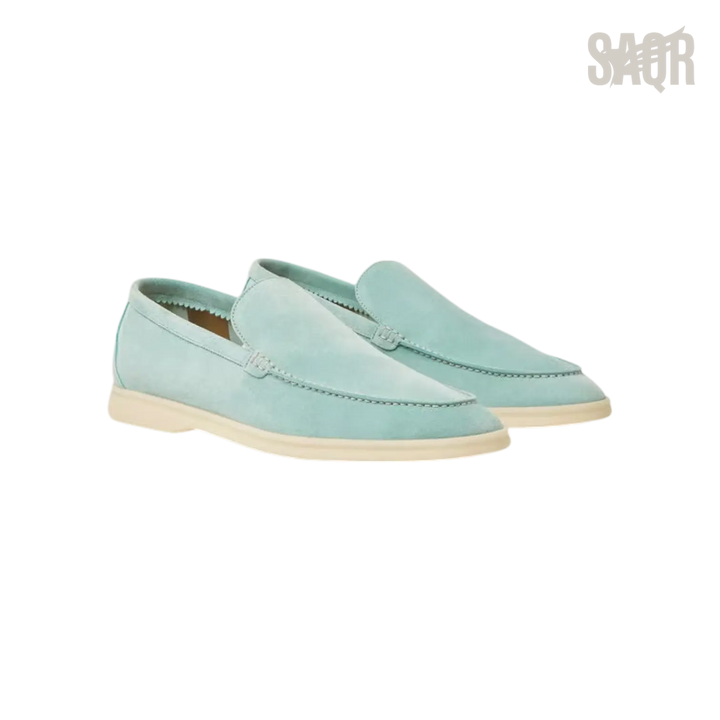 Loro Piana Summer Walk Loafers – Acquamarina - View 1