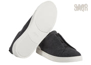 Zegna Footwear | Triple Stitch Mesh Black