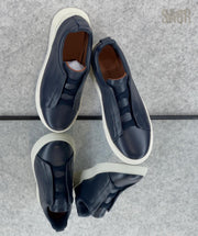 Zegna TrailFlex Suede Slip-On Sneakers – Sandstone Edition