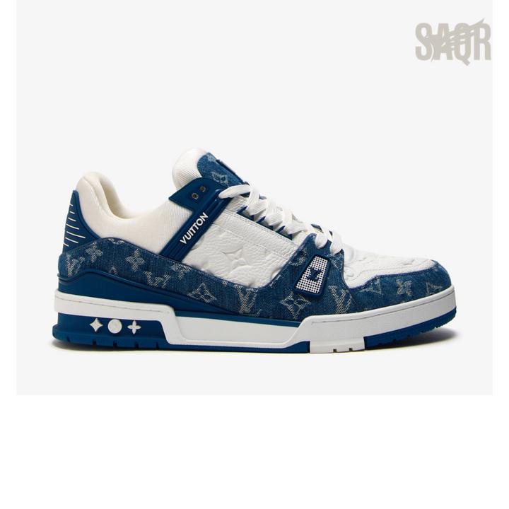 Louis Vuitton LV Trainer Sneakers – Denim Blue - View 1
