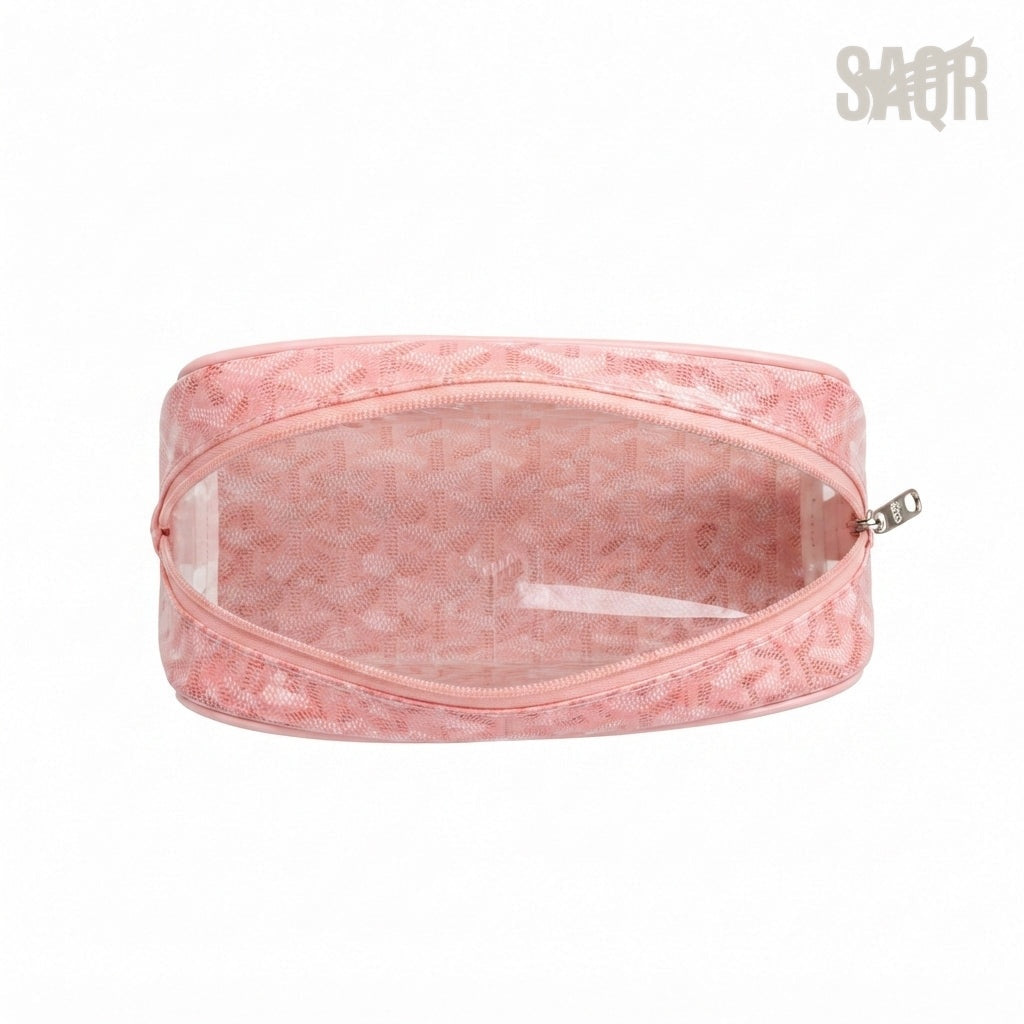 Goyard Goyardine Cosmetic Toiletry Pouch Set – Pink - View 2