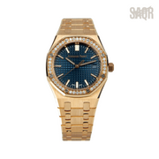 Audemars Piguet Royal Oak – Gold-Tone & Royal Blue - View 1