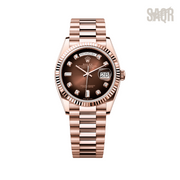 Rolex | Day-Date Brown Ombré Diamond Dial - Free & Fast UAE Shipping