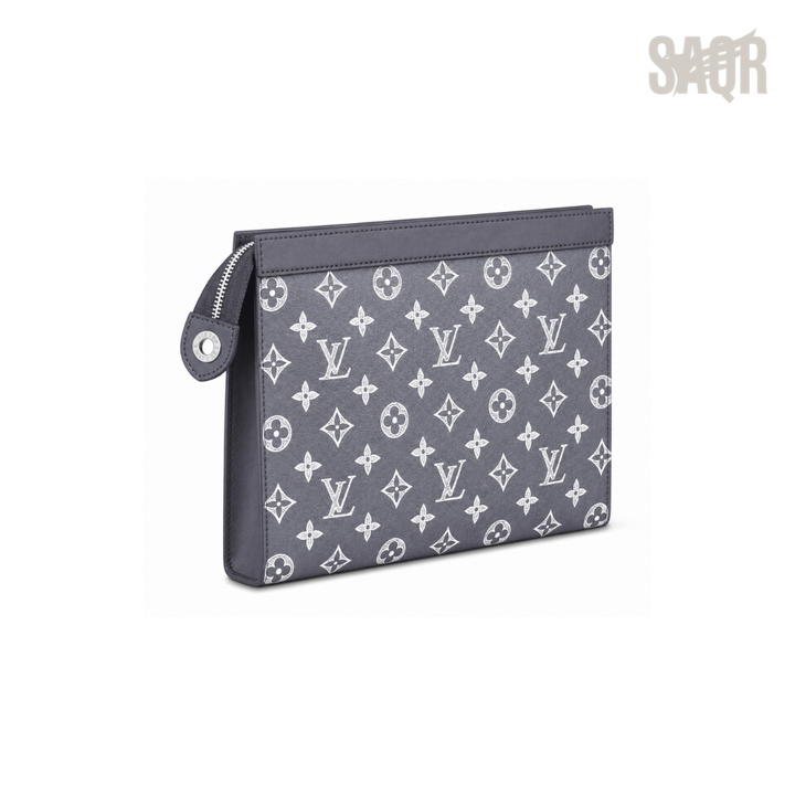 Louis Vuitton Pochette Voyage Clutch – Grey - View 2