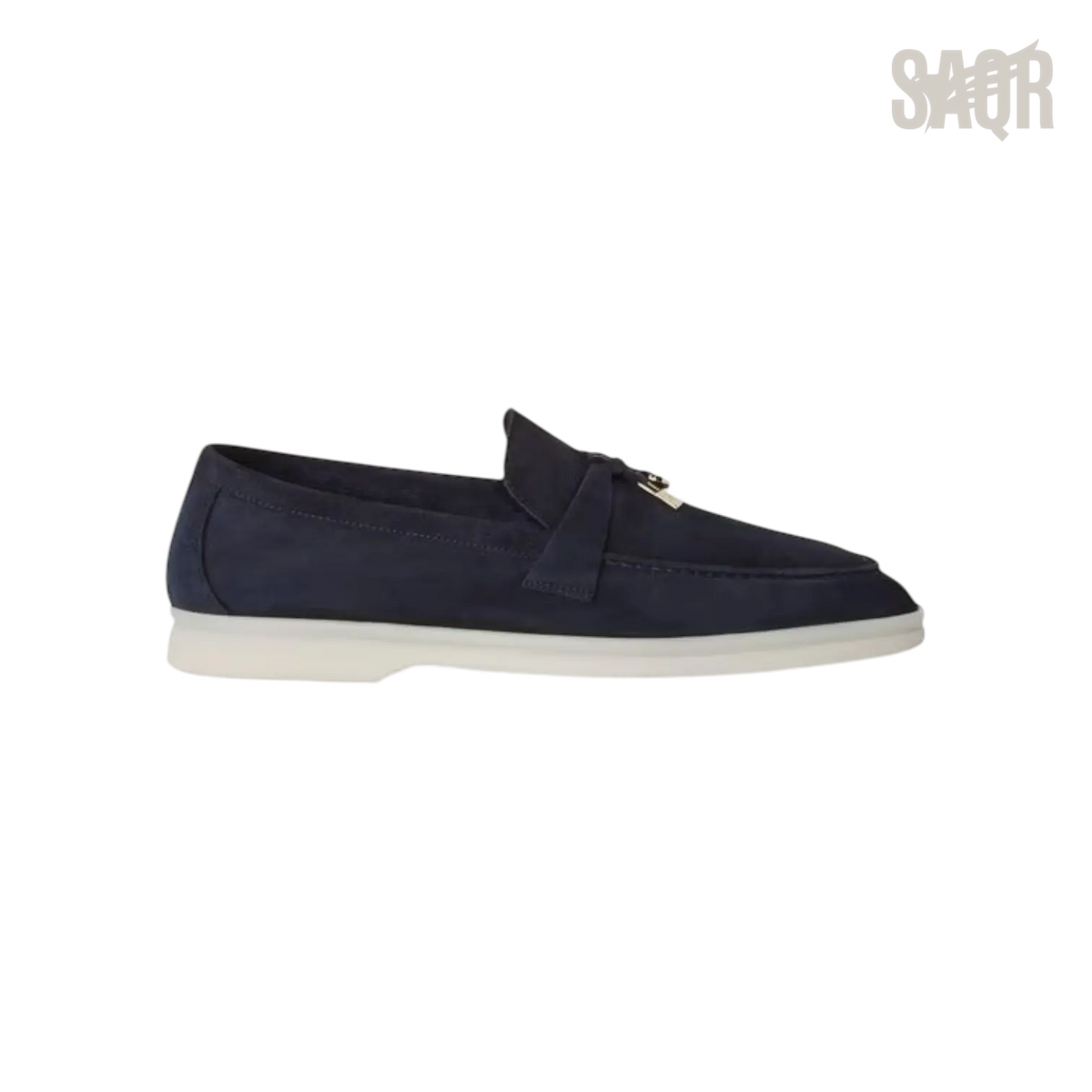 Loro Piana Summer Charms Loafers – Argo Blue Melange - View 2