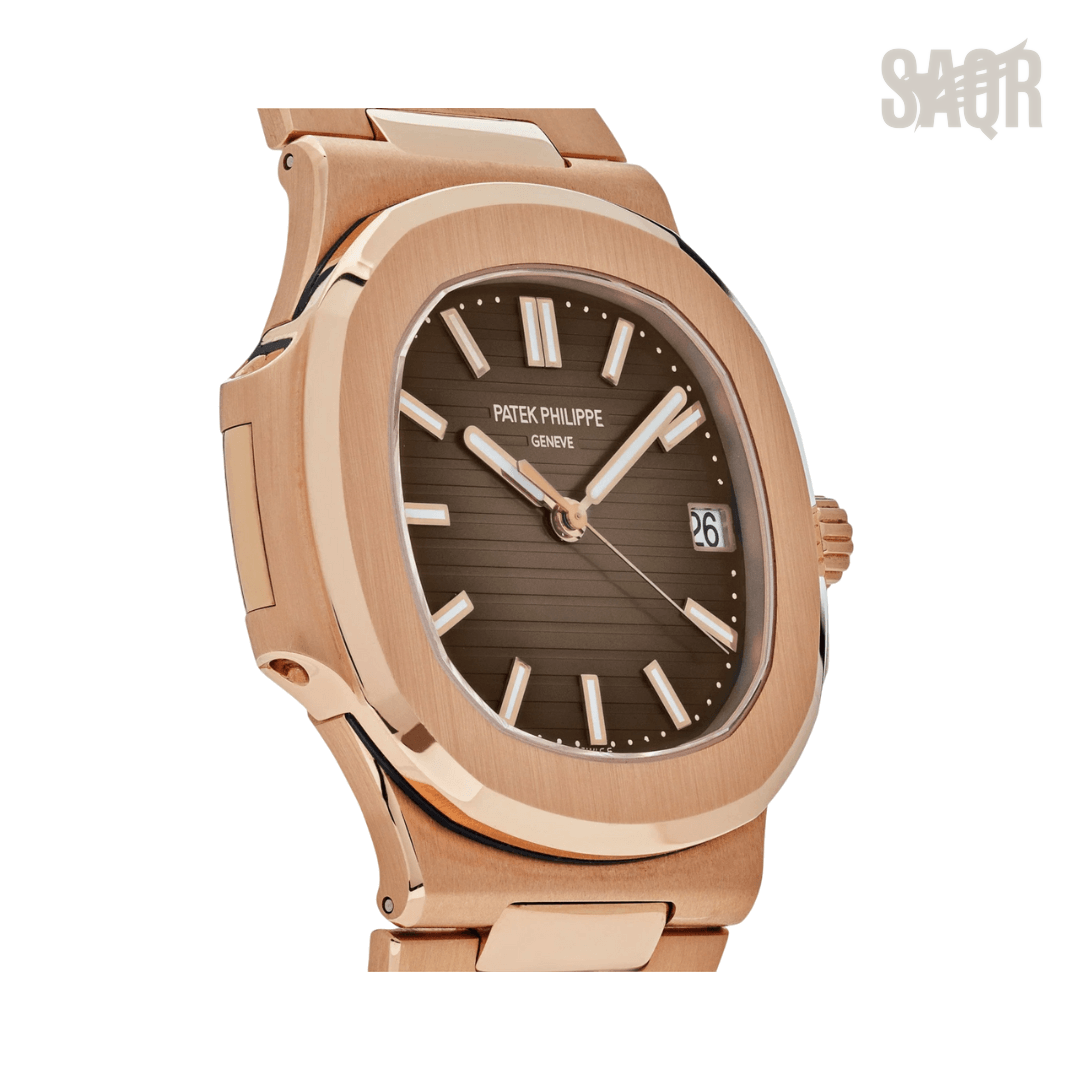 Patek Watch | Nautilus Rose Gold Brown