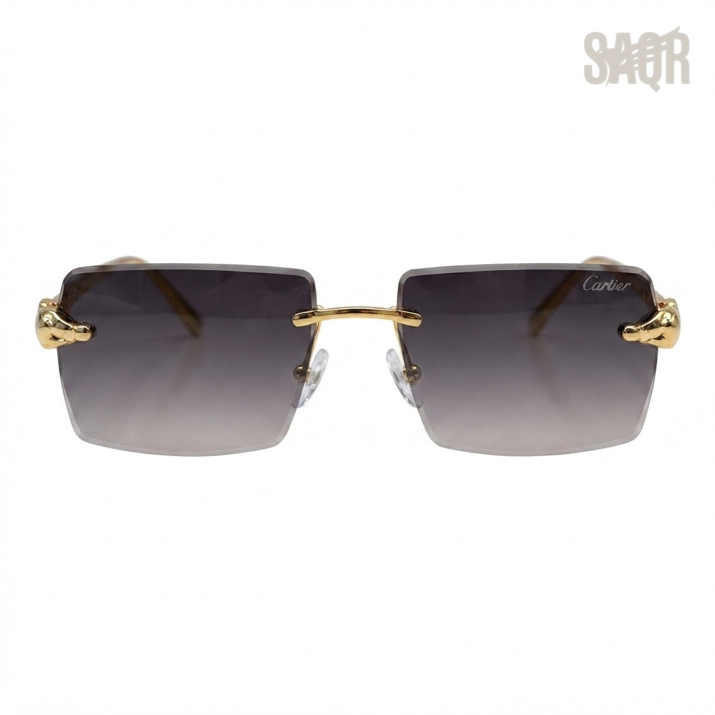 Cartier Sunglasses Rimless Gradient – Dark Grey - View 1