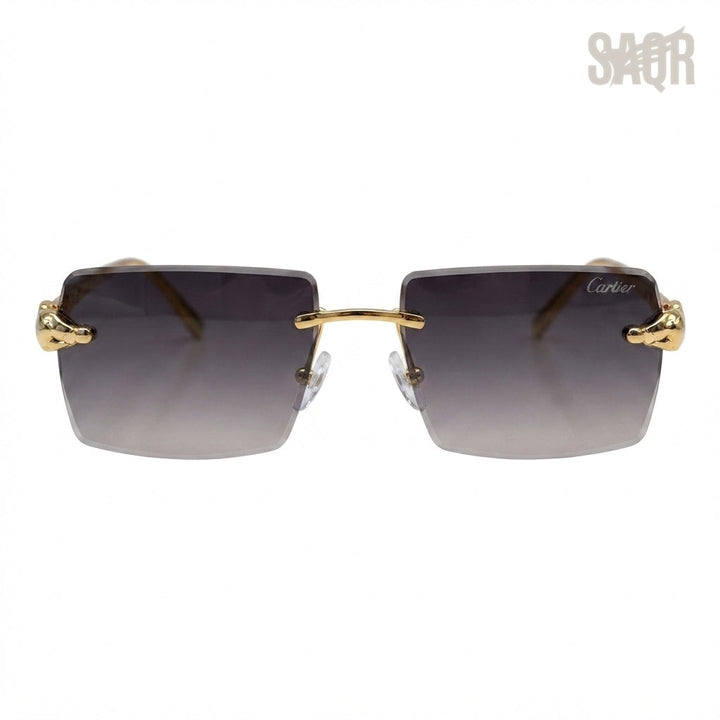 Cartier Sunglasses Rimless Gradient – Dark Grey - View 1