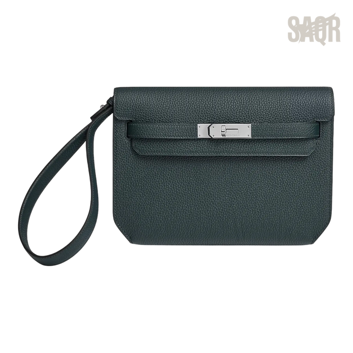 Hermès Depeche 25 Pouch – Bleu Océan - View 1