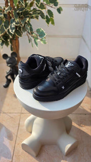 Louis Vuitton LV Trainer Black Sneakers - View 5
