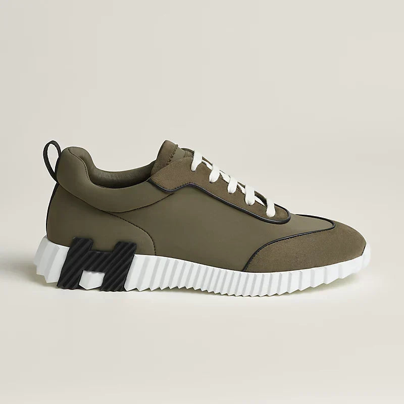 Hermès Bouncing Sneaker – Vert Toundra / Noir