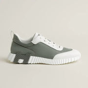 Hermès Bouncing Sneaker – Étoupe / Blanc