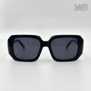 Prada Geometric Sunglasses Black - View 1