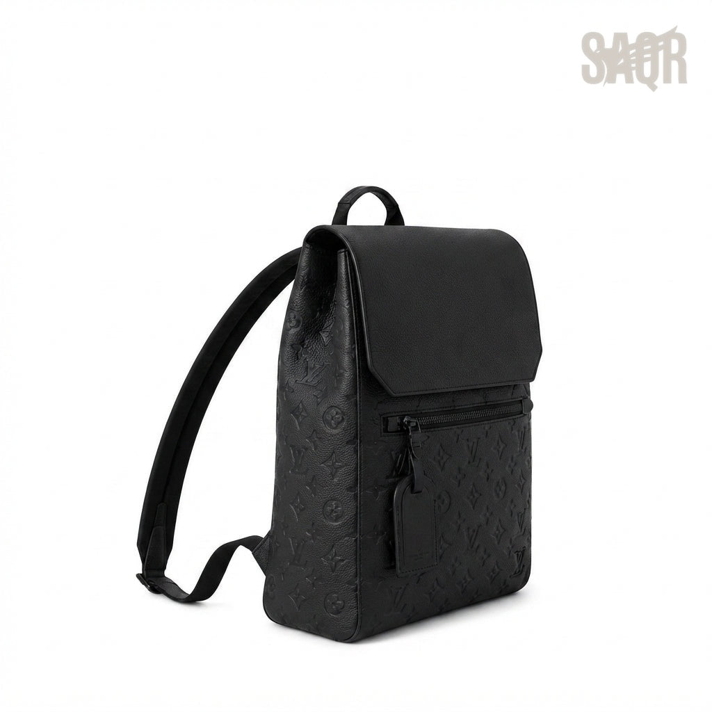 Louis Vuitton Backpack – Black Leather - View 3