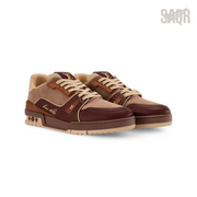 Louis Vuitton LV Trainer Sneaker – Maroon & Brown - View 4