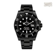 Rolex Submariner Date Black Dial Black Tone Watch - image 1