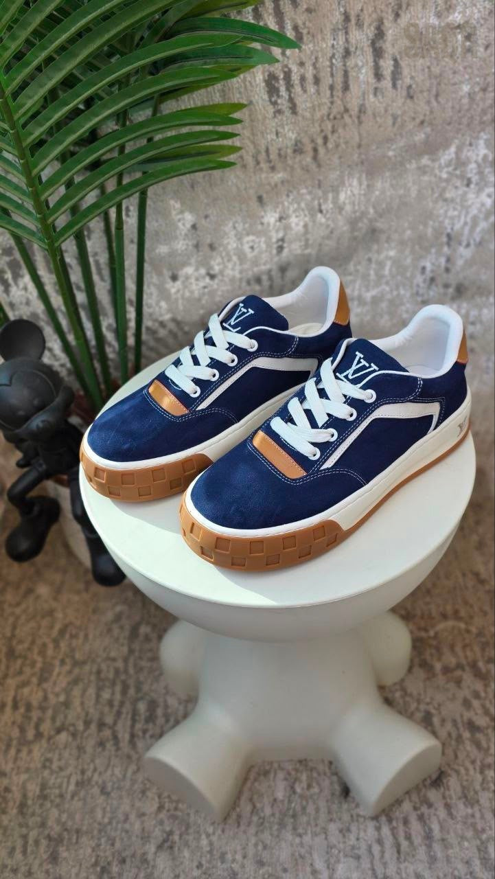 Louis Vuitton LV Tilted Sneakers – Navy - View 5