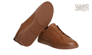 Zegna Footwear | Triple Stitch All Brown