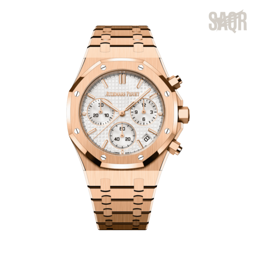AP Watch | Royal Oak Chronograph Gold/White Dial