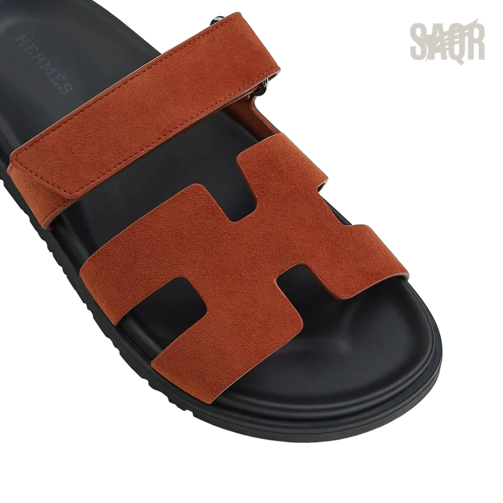 Hermès Chypre Sandals – Orange Canyon - View 2