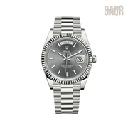 Rolex Watch | Day-Date Silver