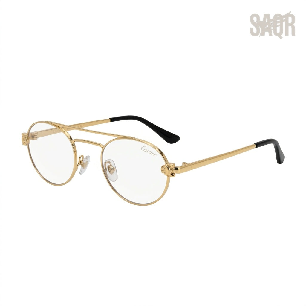 Cartier Sunglasses Round-Frame – Gold-Tone - View 2