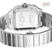 Cartier Watch |  Santos de Cartier Silver Black