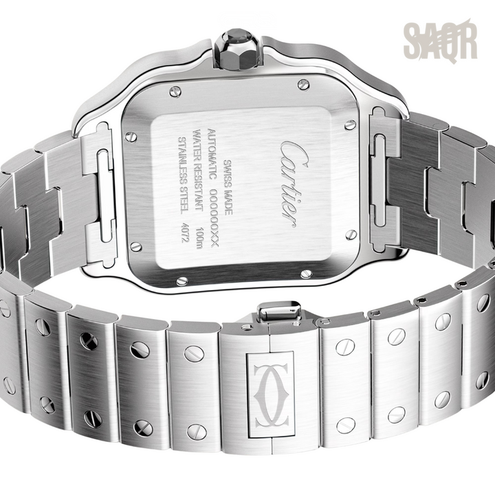 Cartier Watch |  Santos de Cartier Silver Black