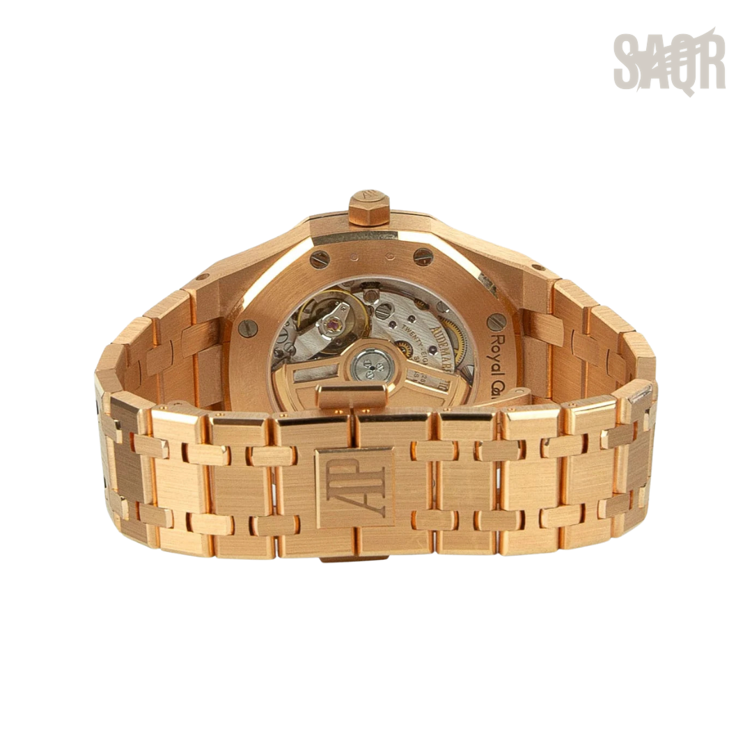 Audemars Piguet Royal Oak – Gold-Tone & Royal Blue - View 3