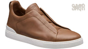 Zegna Footwear | Triple Stitch Coffee