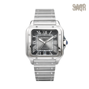 Cartier Watch |  Santos de Cartier Silver Black