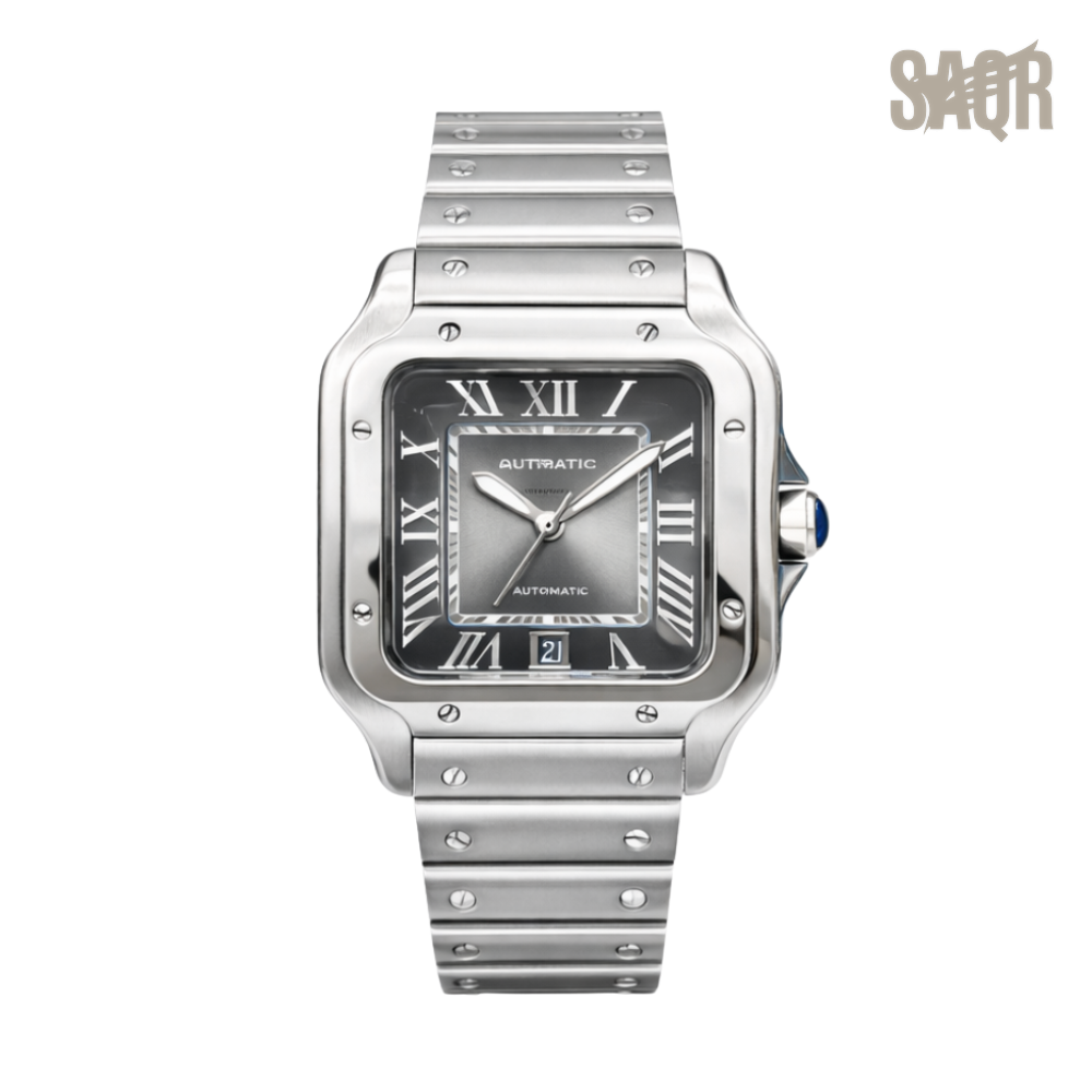 Cartier Watch |  Santos de Cartier Silver Black