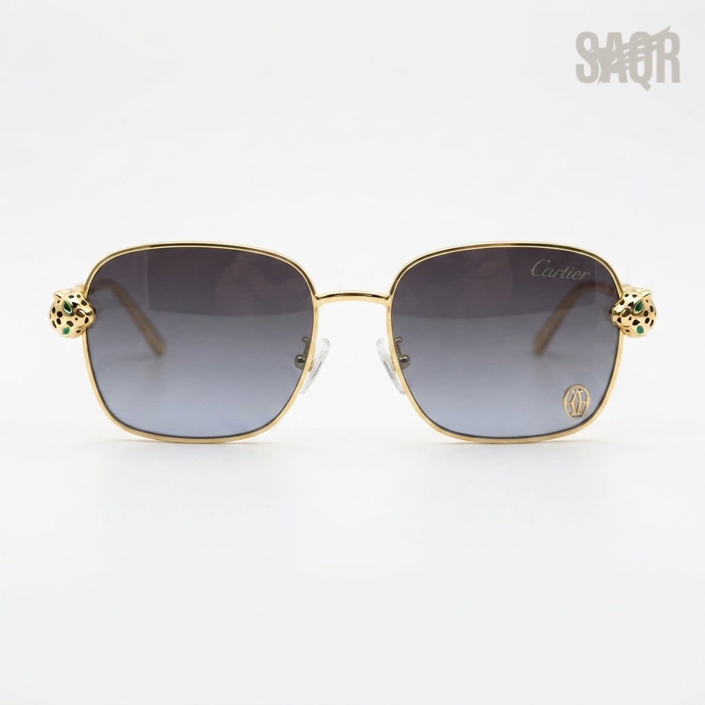 Cartier Sunglasses Gold-Tone – Black Lenses - View 1