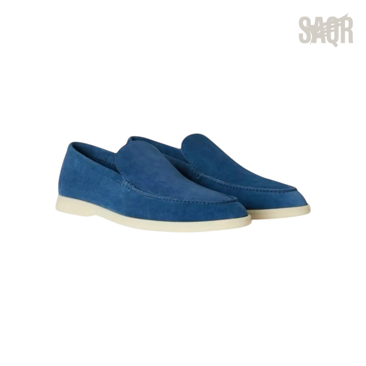 Loro Piana Summer Walk Loafers – Cobalt Ink - View 1