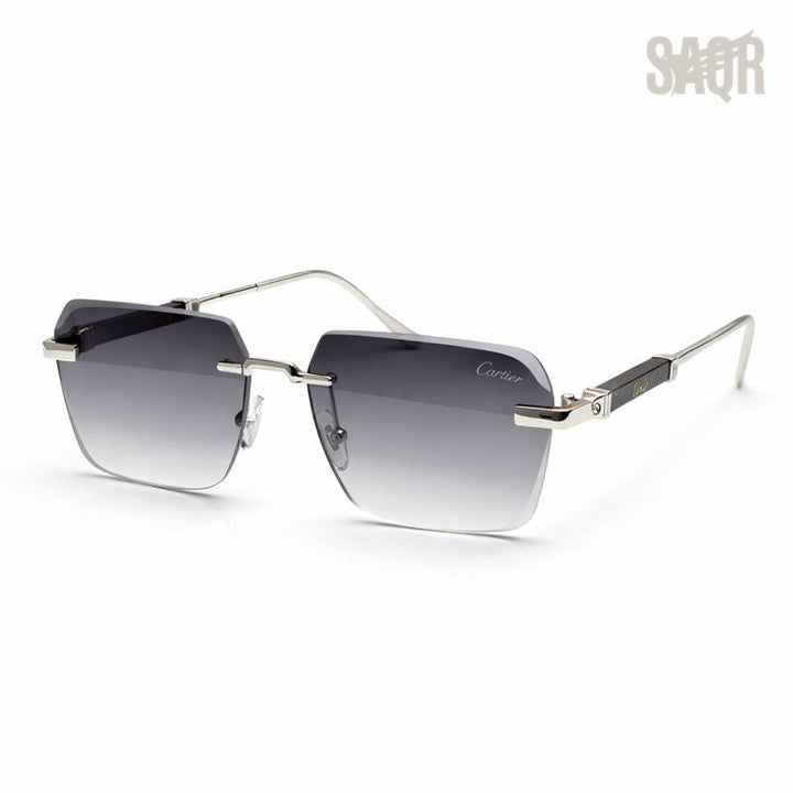 Cartier Glasses | C Décor Silver Black
