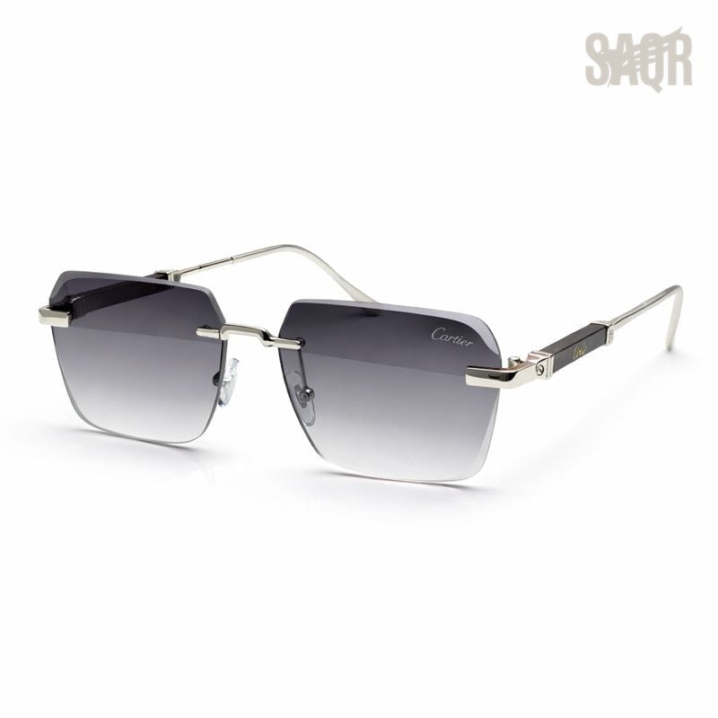 Cartier Glasses | C Décor Silver Black