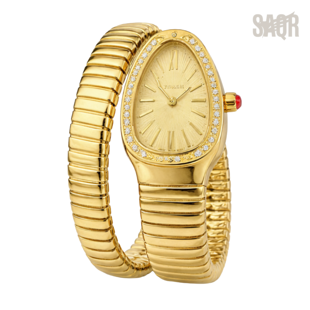 Bvlgari Watch | Serpenti Tubogas Gold Dial