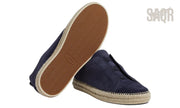 Zegna Footwear | Triple Stitch Espadrille Dark Blue