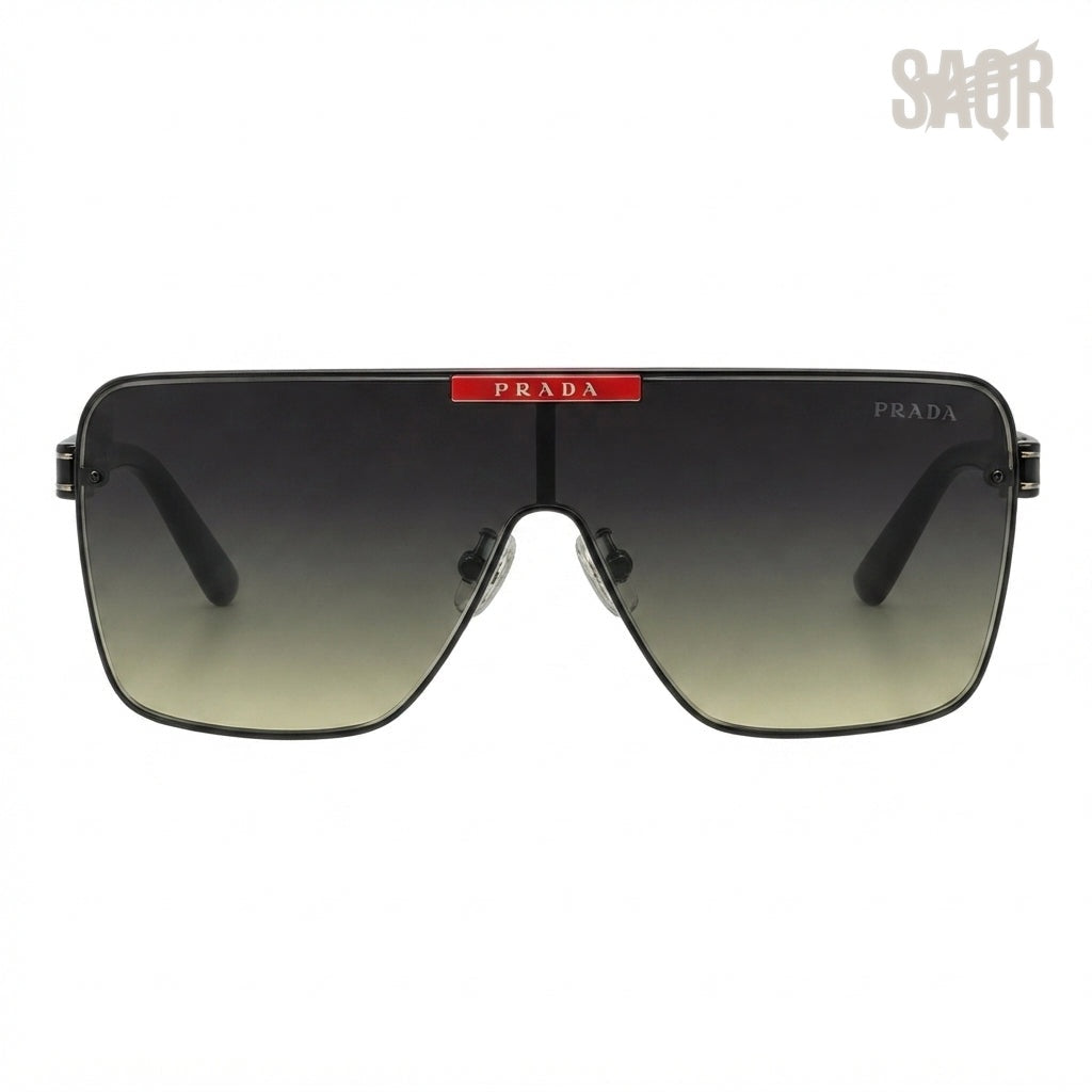 Prada Shield Sunglasses Linea Rossa – Gradient - View 1