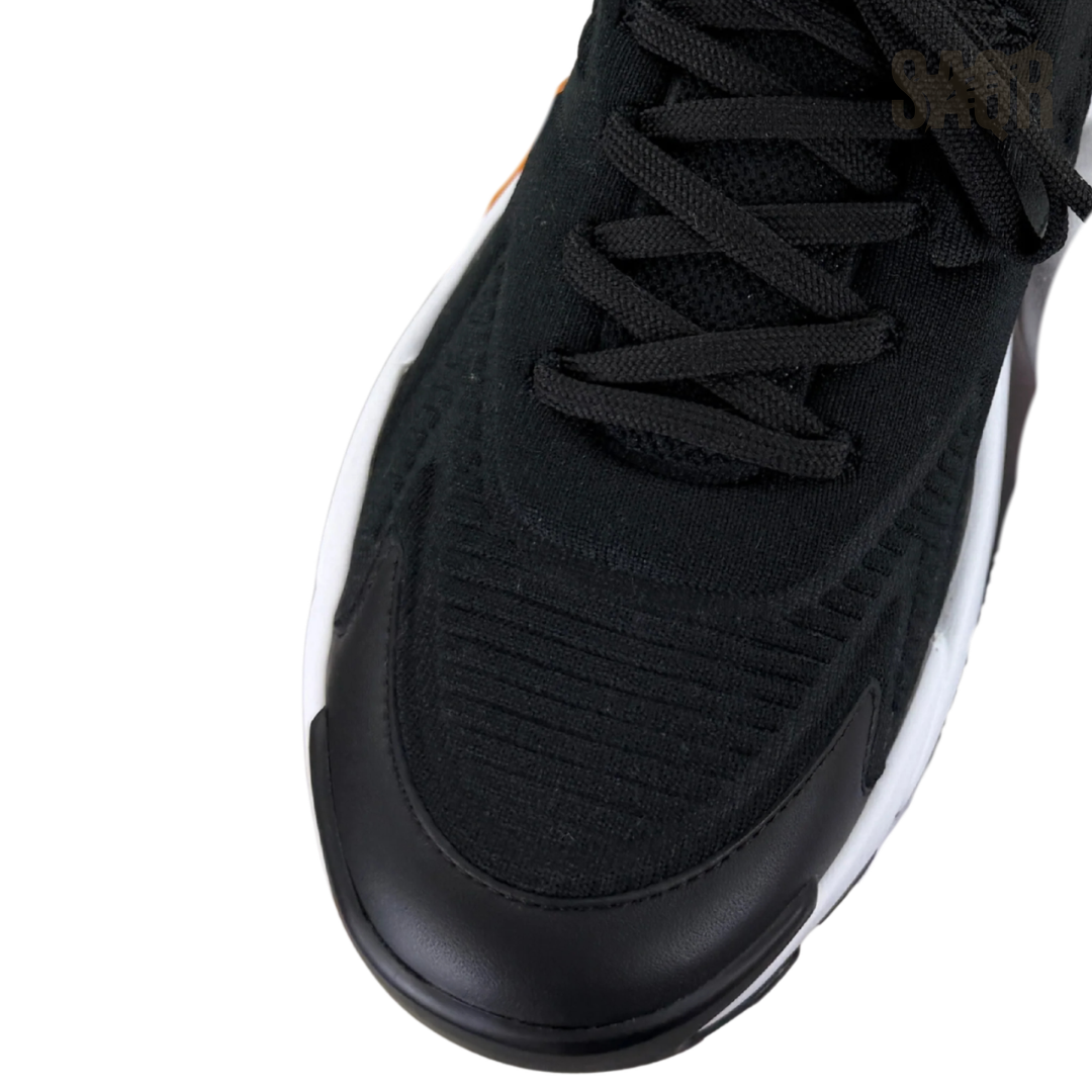 Louis Vuitton LV Tatic Knit Sneakers – Black & White - View 2