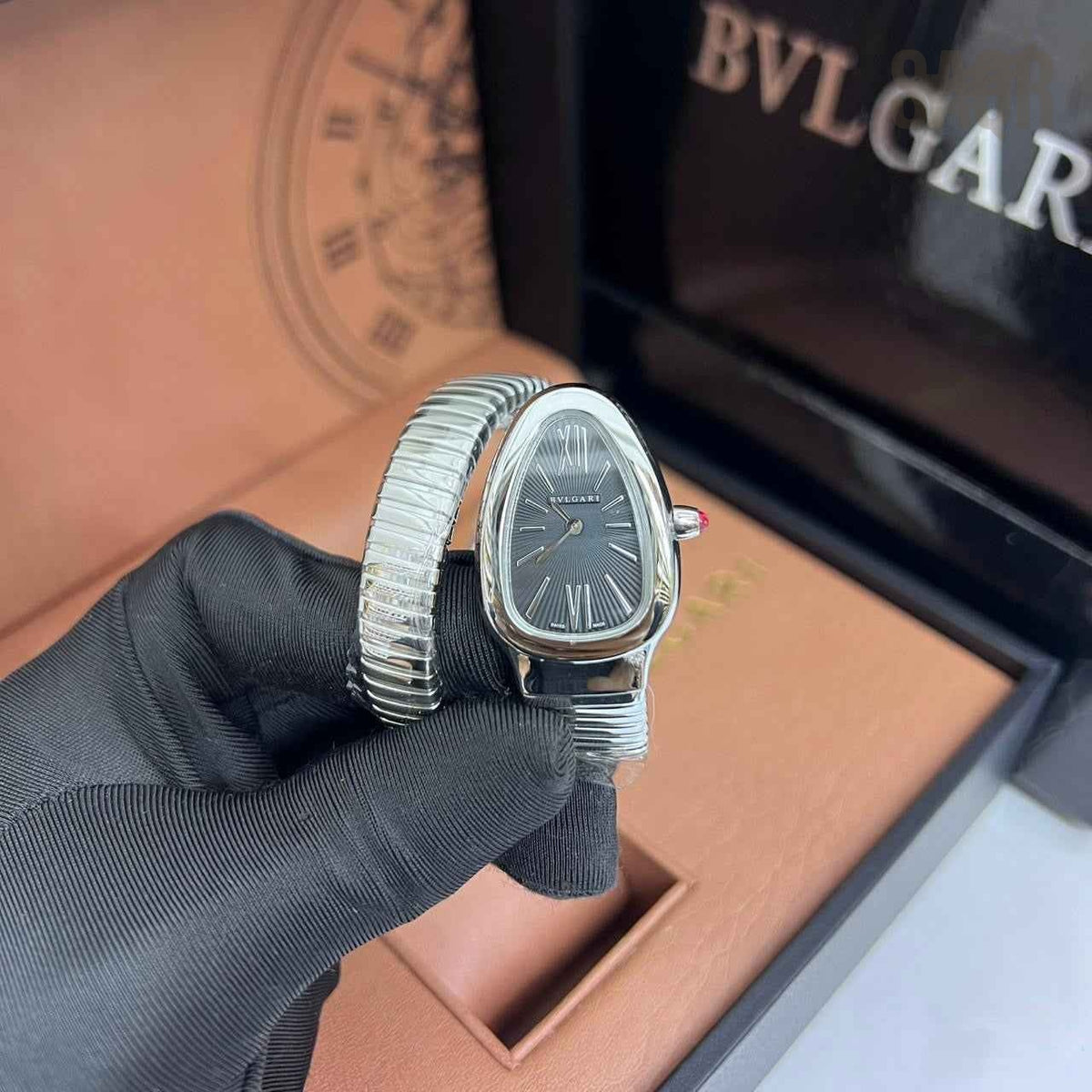 Bvlgari Watch | Serpenti Tubogas Black Dial