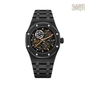 Audemars Piguet Royal Oak Double Balance Black Dial Wheel Skeleton Black Watch - image 1