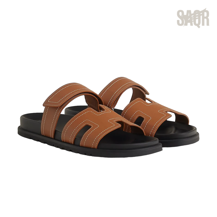 Hermès Chypre Sandals – Naturel - View 1