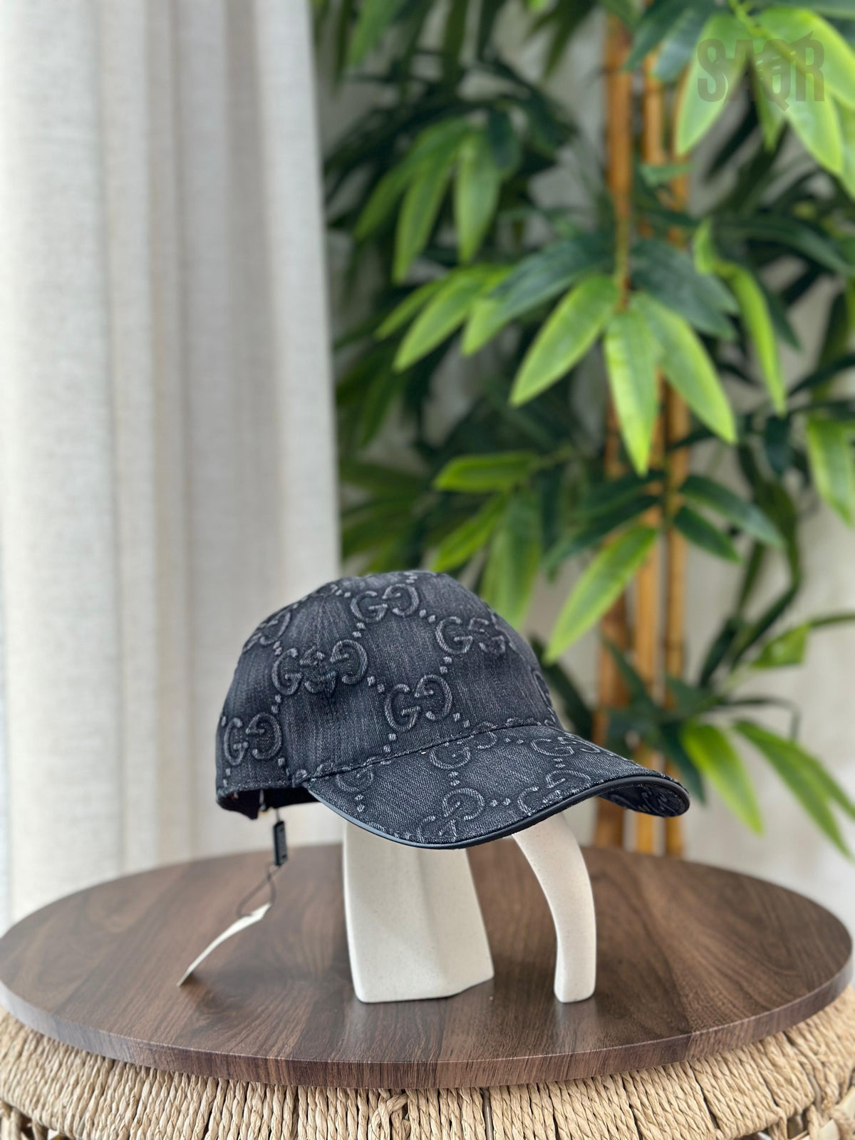 Gucci GG Canvas Baseball Hat (Blue/Grey)