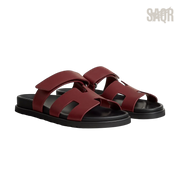 Hermès Chypre Sandals – Rouge H - View 1